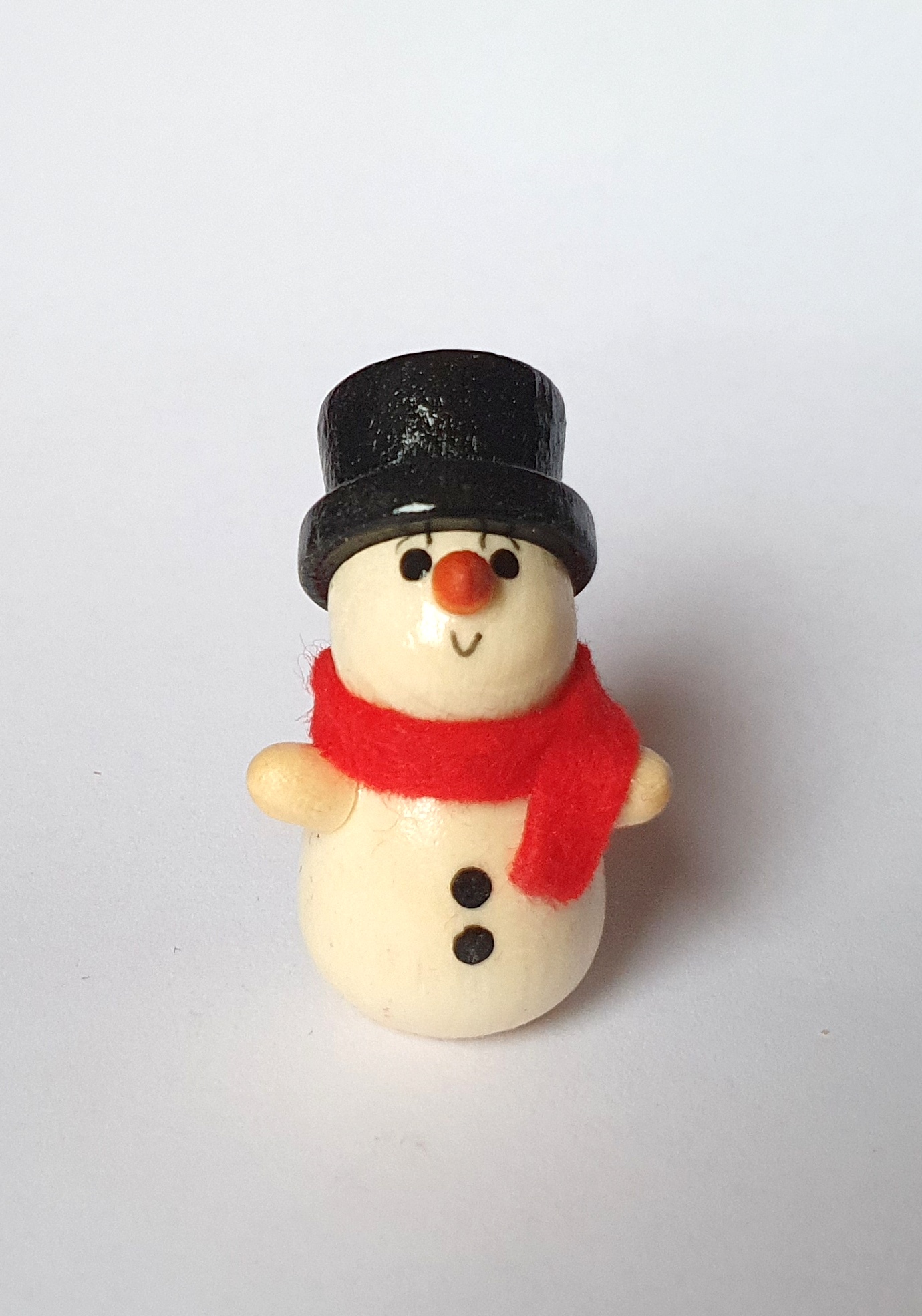 Minifigur Schneemann mit Zylinder