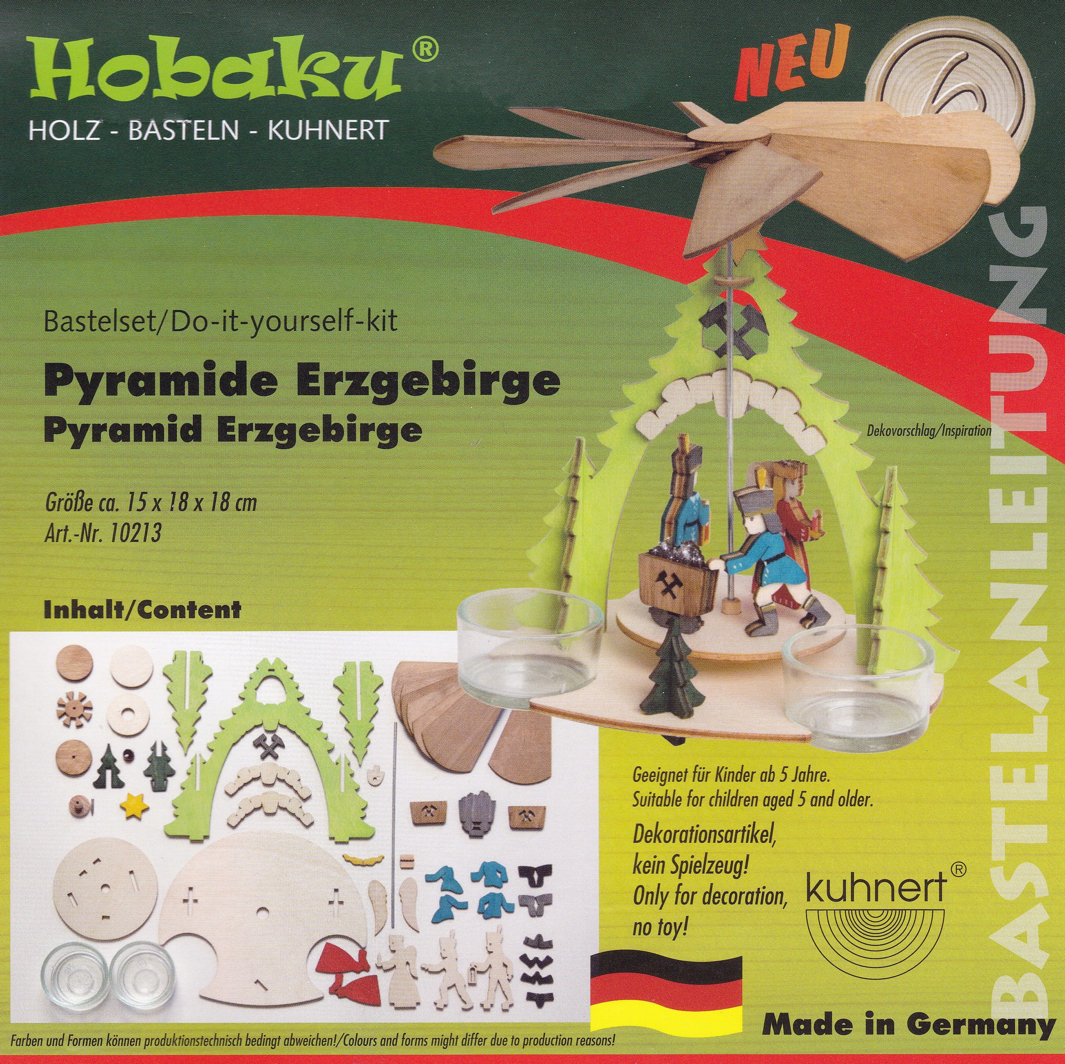 Bastelset - Pyramide Erzgebirge 10213