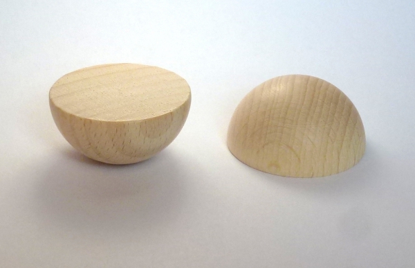 Halbkugel - Buchenholz