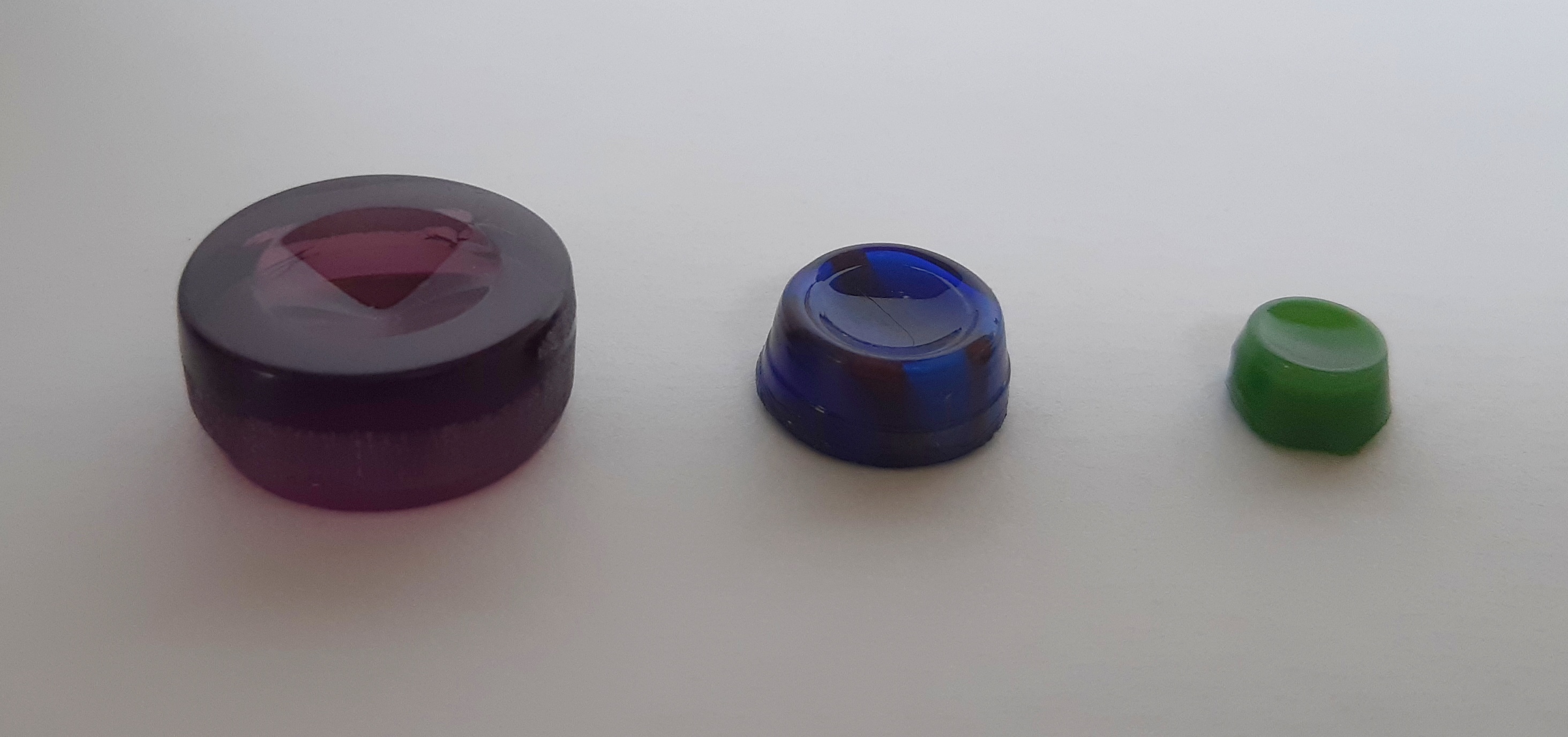 Pyramidenlager aus Glas