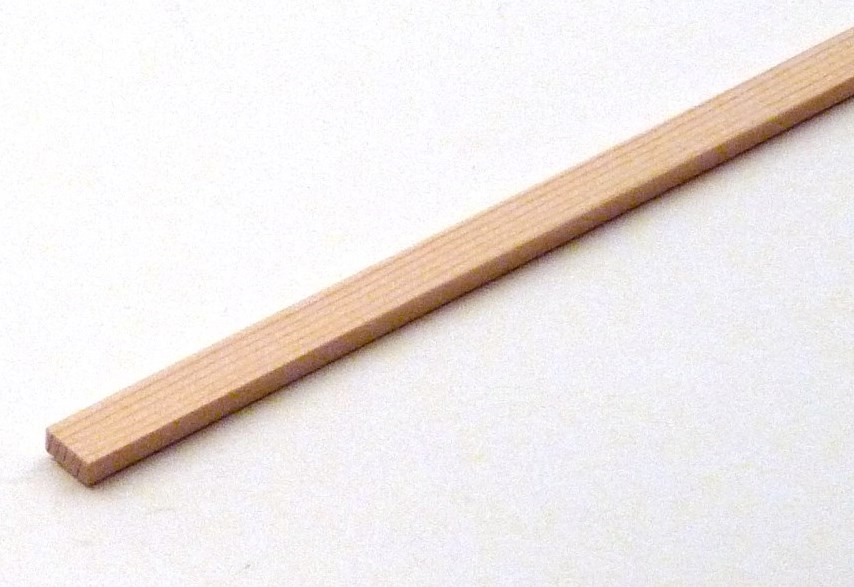 Leiste aus Kiefernholz 7x3mm