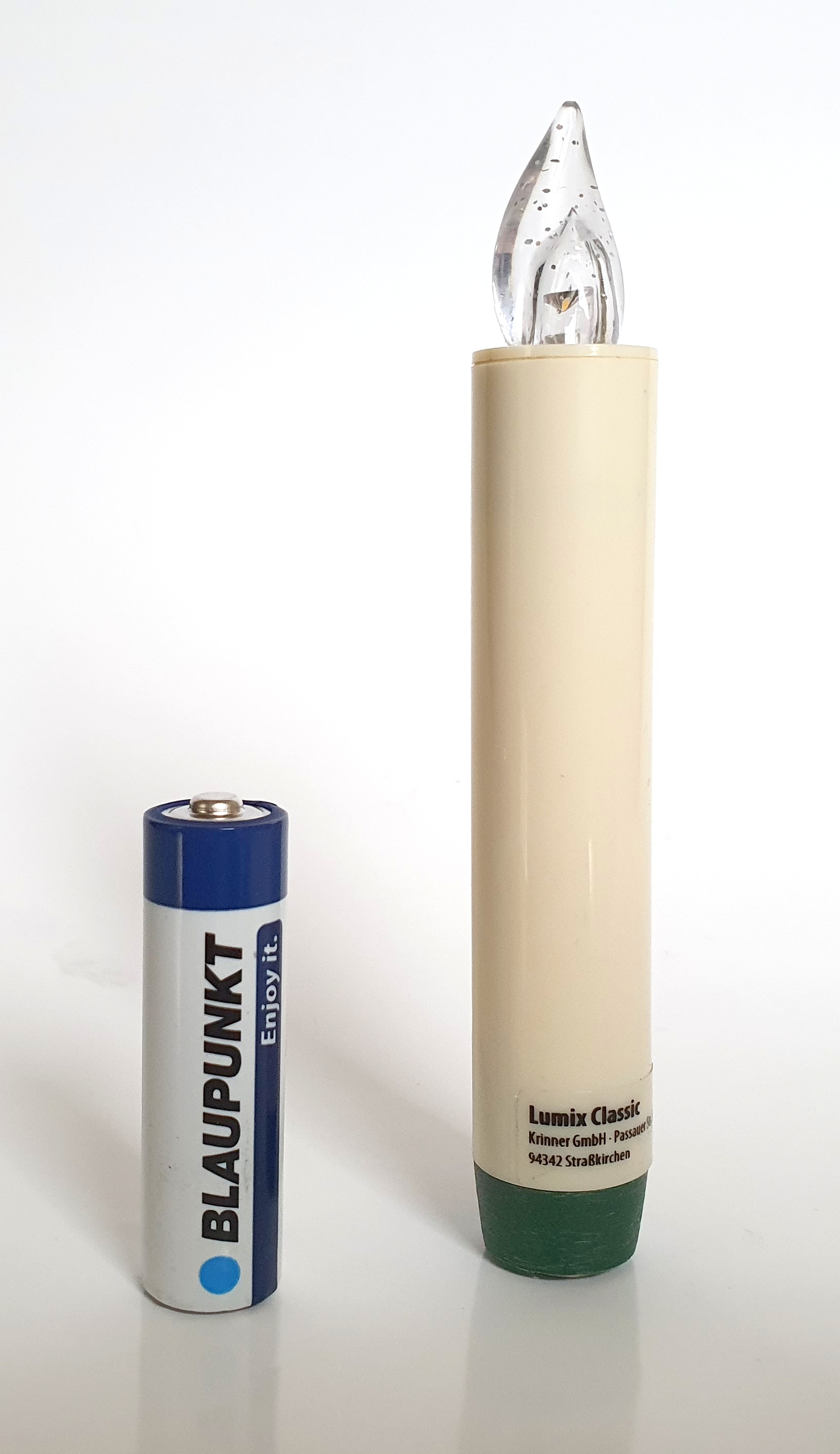 Kabelloses LED-Erweiterungskerze Lumix - große Kerze