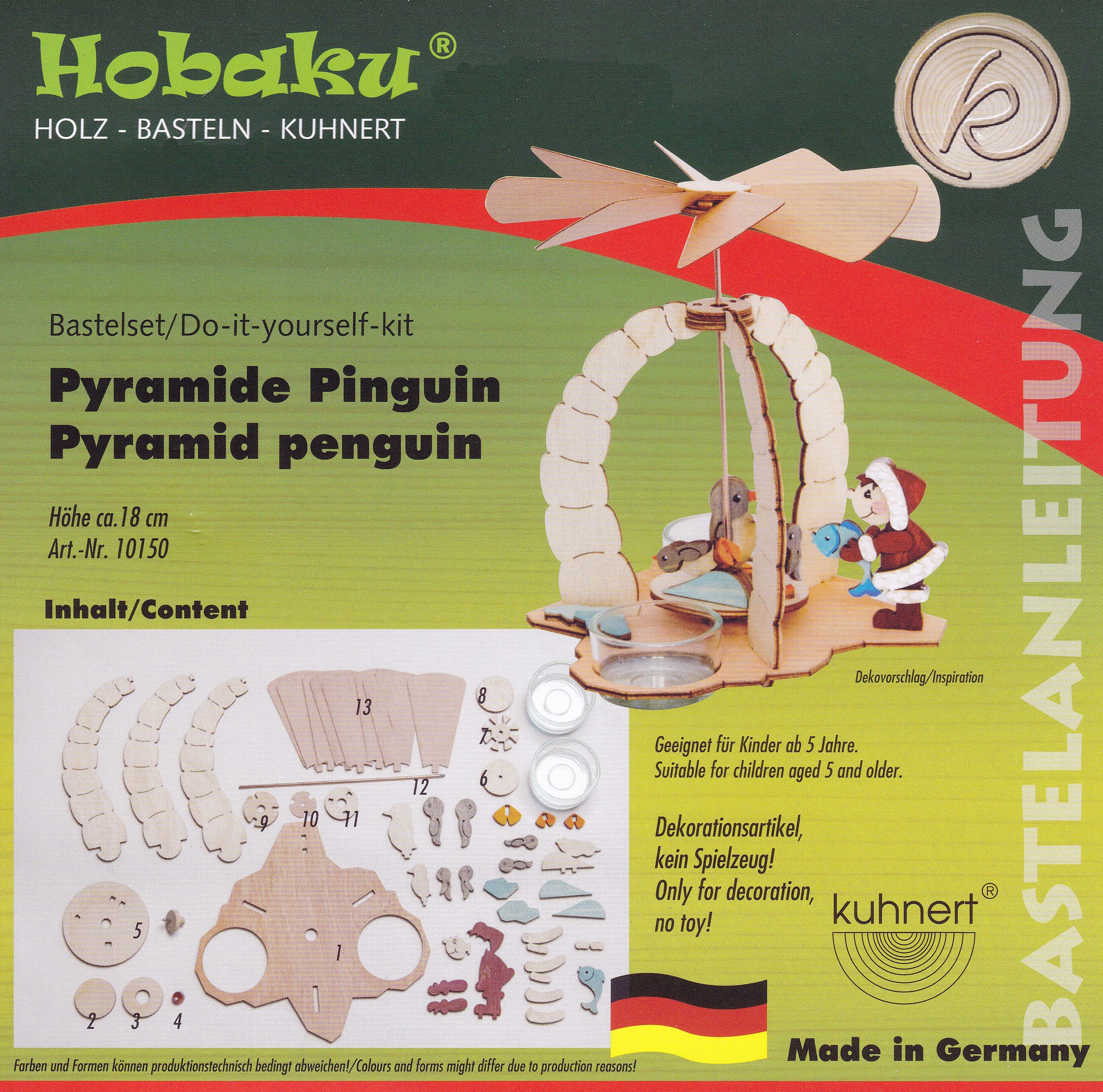 Bastelset - Pinguinpyramide 10150