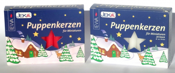Puppenkerze Ø10mm - Höhe 65mm