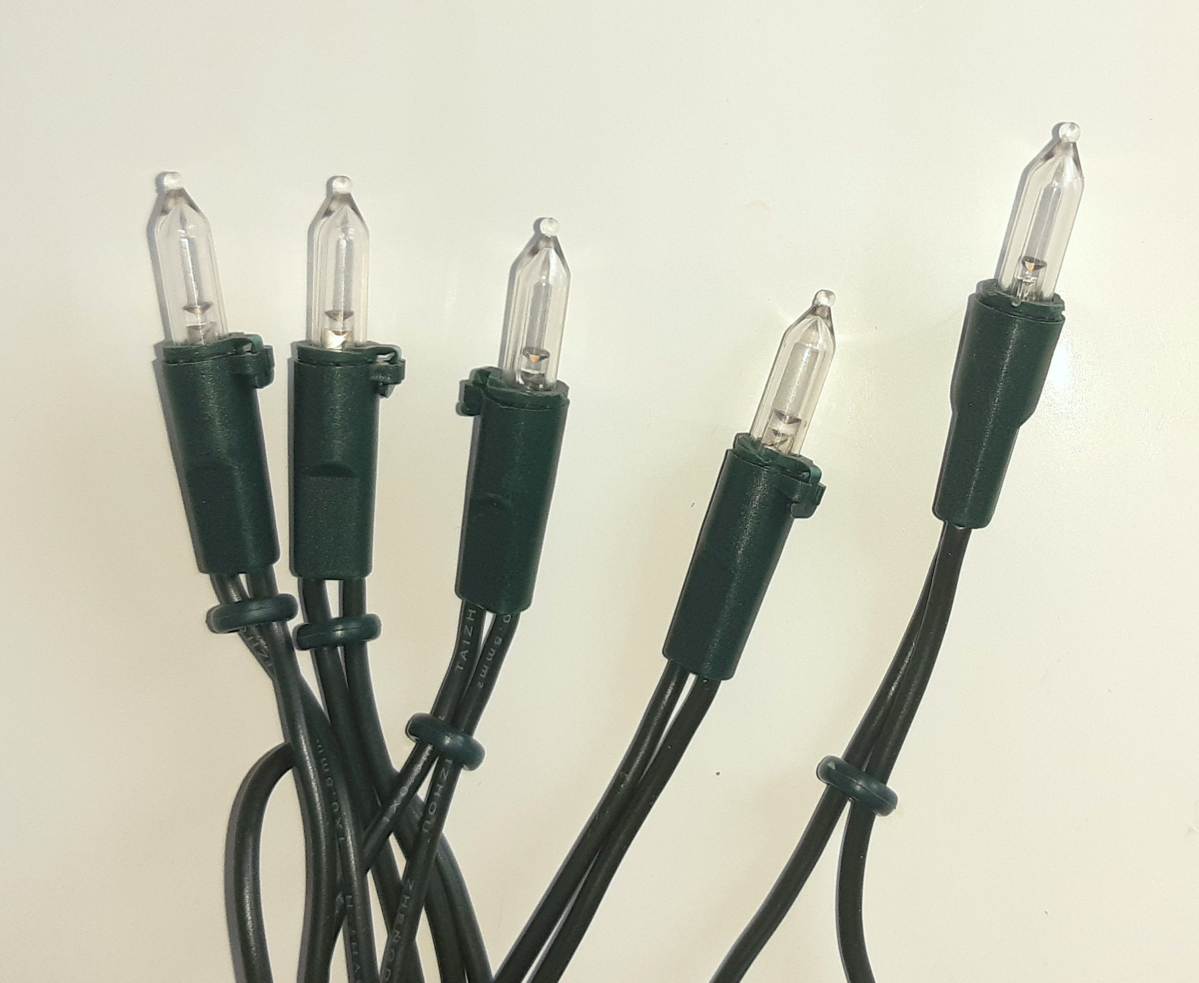 LED-Minilichterkette, Birnenabstand 15 cm