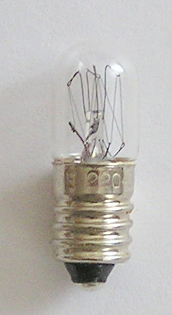 Spitzkerze 230 Volt für Fassung E10