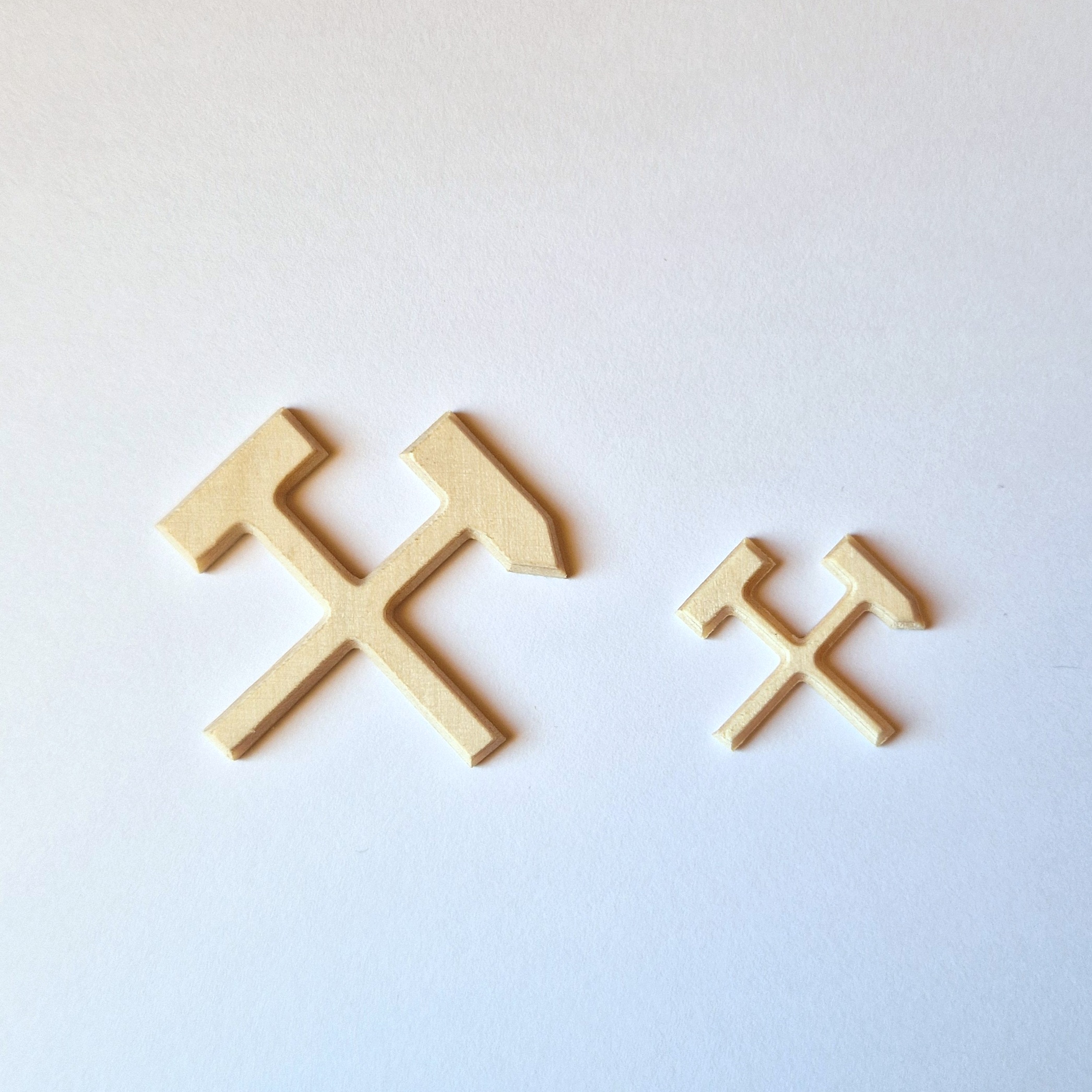 Bergbauwappen - Hammer und Schlegel