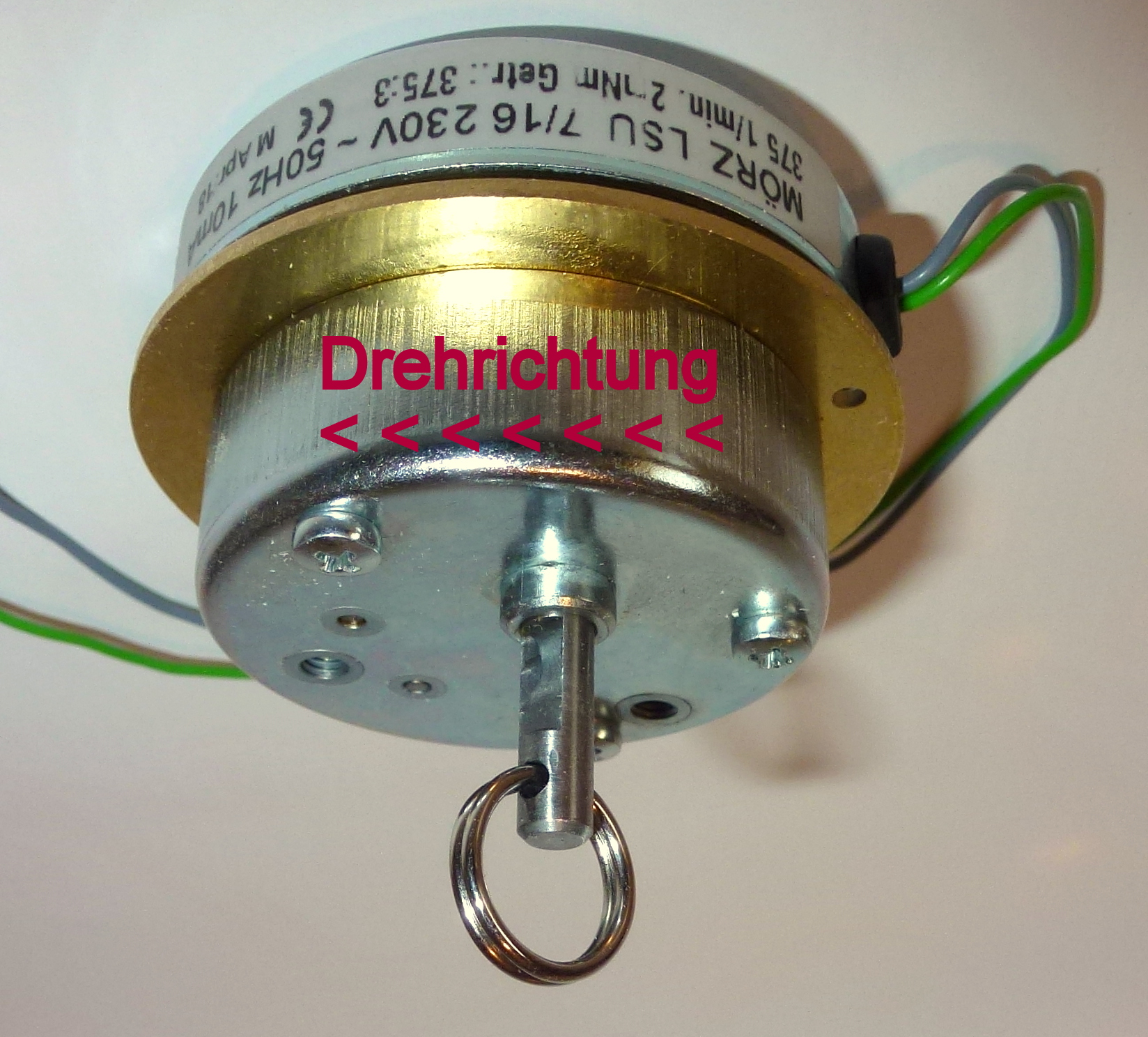 Pyramidenmotor von Mörz für Hängepyramide