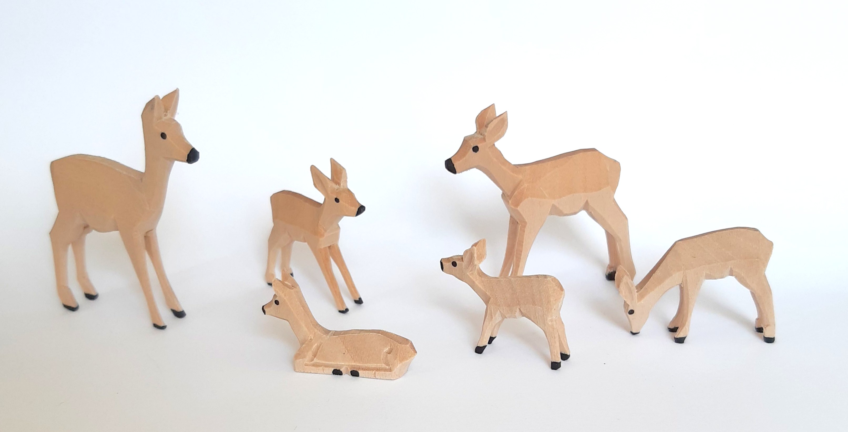 Rehgruppe 6-teilig mittelgroß