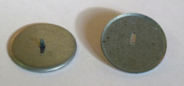 Räucherkerzenunterblech mit Spitze, Ø 22mm