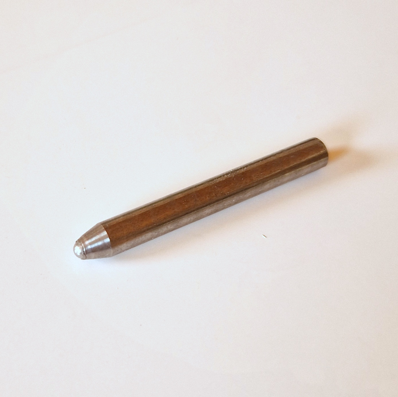 Pyramidenwelle aus Stahl mit Stahlkugel, Länge 50mm, Stärke 6mm