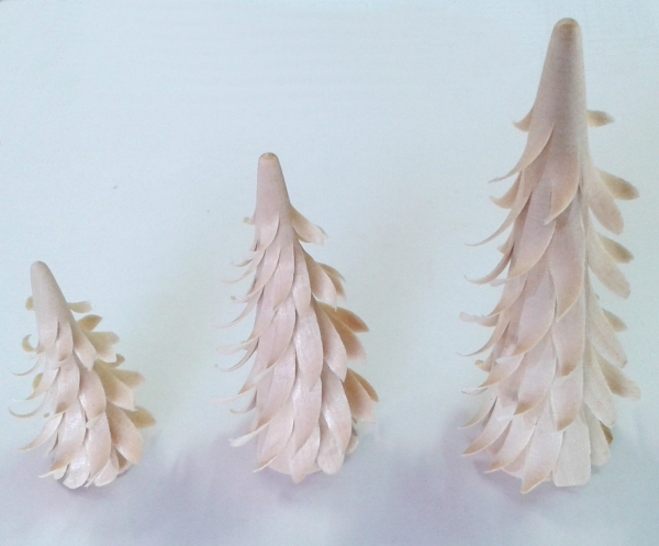 Spanbaum aus Lindenholz - spiralförmig