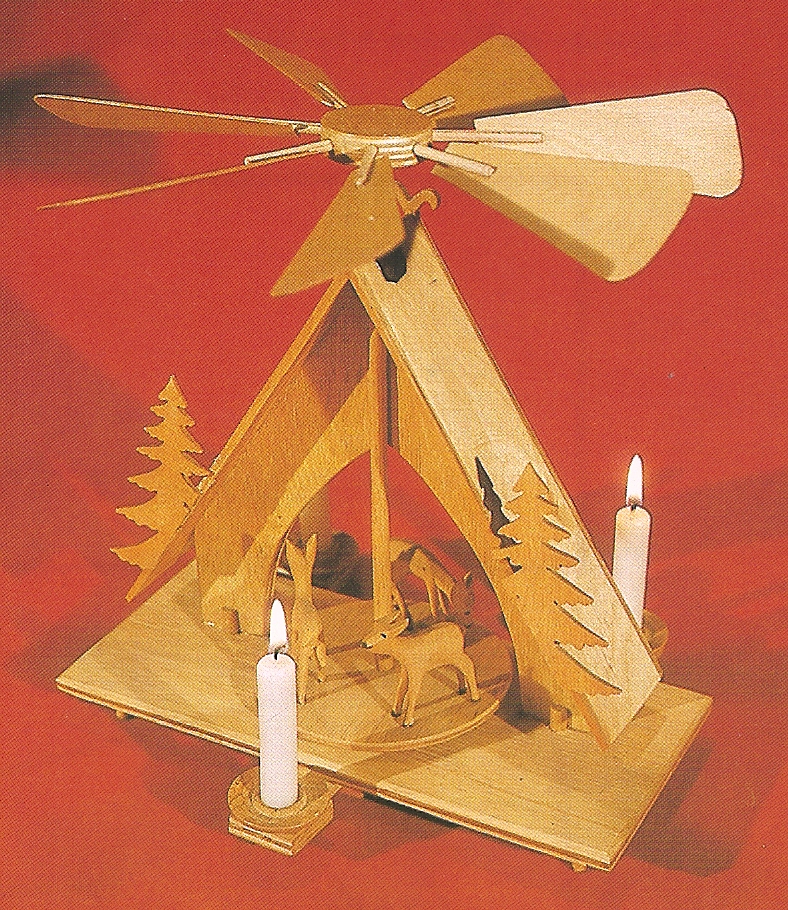 Vorlage Pyramide - Motiv Waldhaus S09