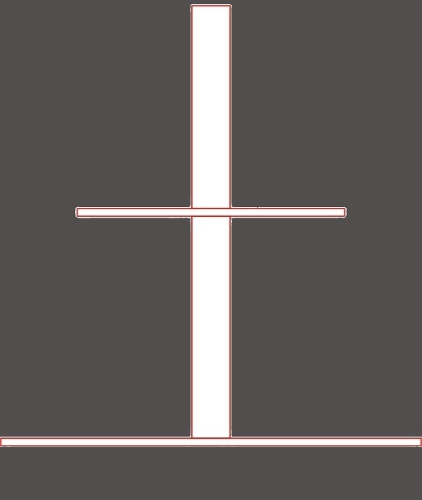 Steckbare Pyramidenwelle aus Buchenholz - gefertigt nach Ihren Maßen - 2 Etagen